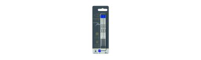 Parker Kugelschreiberminen| mittlere Schreibspitze | blaue QUINKflow Tinte | 3 Stück